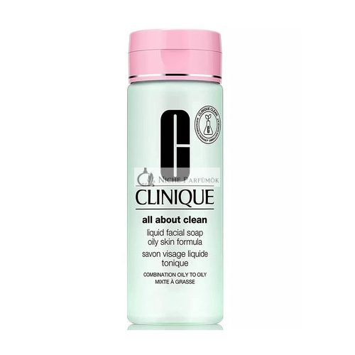 Clinique All about Clean Liquid Facial Soap Oily Skin 6.7 Ounce