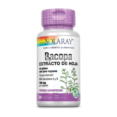 Bacopa Cap 100mg 60 Capsules