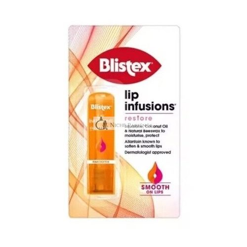 Blistex Lip Infusions Restore Lip Stick 3.7g with Squalane and Allantoin to Hydrate and Soften