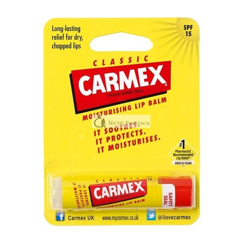 Carmex Classic Lip Balm Stick Spf 15 4.25g