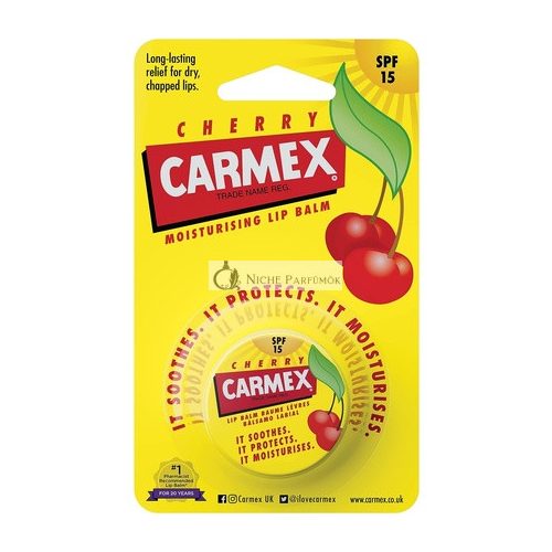 Carmex Cherry Moisturizing Lip Balm SPF15 -7.5g