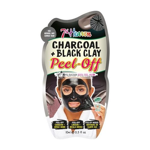 7th Heaven Charcoal Black Clay Peel-Off 10ml