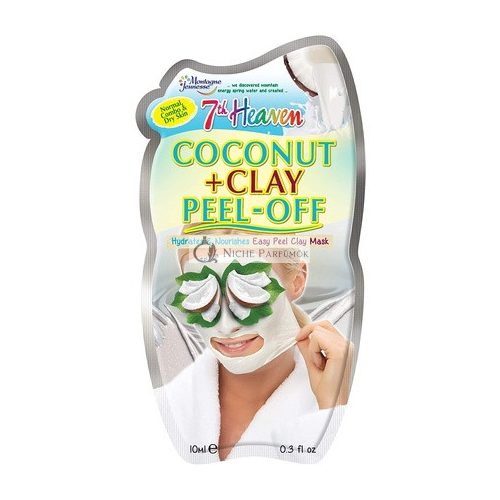 7th Heaven Coconut and Clay Easy Peel-Off Face Mask to Hydrate and Nourish Skin