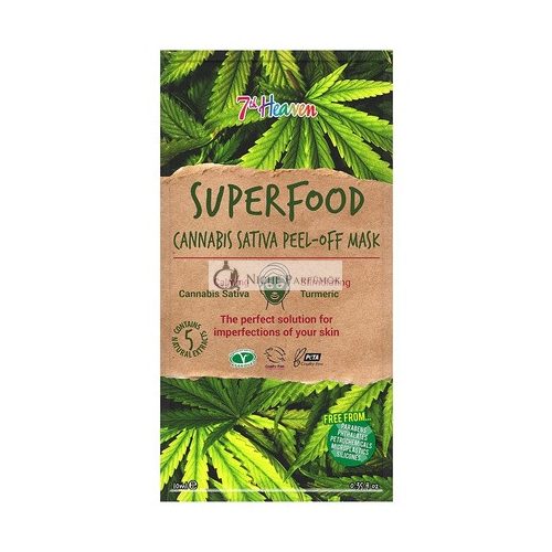 7th Heaven Superfood Cannabis Sativa Peel-Off Mask