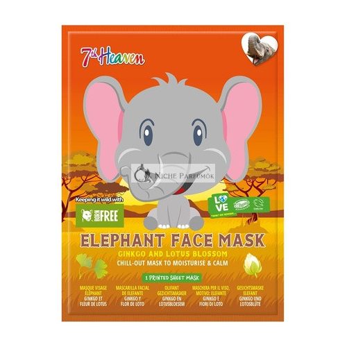 7th Heaven Born Free Elephant Face Mask Enriched with Ginkgo and Lotus Blossom