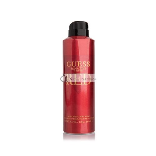 GUESS Seductive Red for Men Deodorizing Body Spray 6 Oz