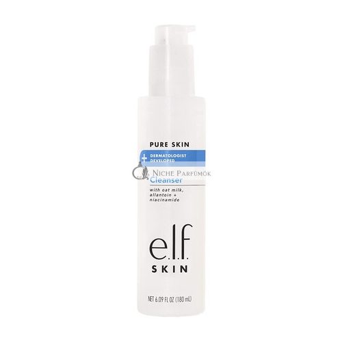 e.l.f. Pure Skin Cleanser Non-Foaming Creamy and Gentle Daily Face Wash 6oz