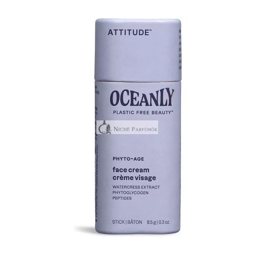 ATTITUDE Oceanly Face Cream Stick EWG Verified Plastic-free Plant and Mineral-Based Ingredients Vegan Skin Care Products PHYTO AGE Unscented 8.5 grams