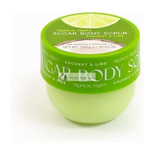 Tropical Fruits Gentle Exfoliating Sugar Body Scrub Coconut and Lime 310g