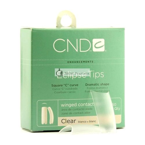 CND Brisa Sculpting Gel Eclipse Clear Tips No. 10