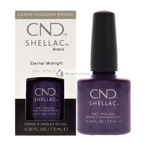 CND Shellac Eternal Midnight Nightspell Violet 7.3ml