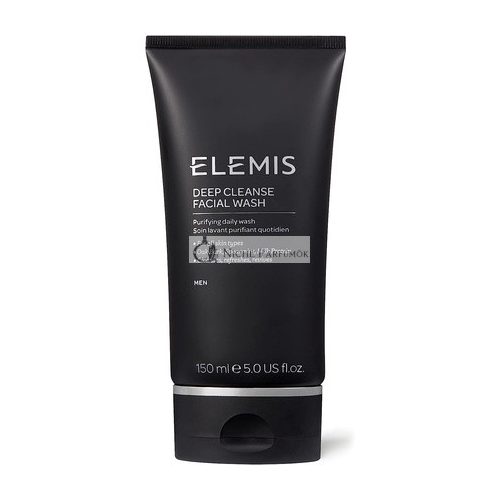 ELEMIS Men's Deep Cleanse Facial Wash Foaming Gel Face Cleanser with Peppermint & Milk Protein 150ml