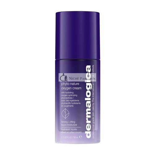 Dermalogica Phyto Nature Oxygen Cream 50ml - Firms, Lifts & Plumps Lightweight Daily Moisturizer Revitalizes Aging Skin Hydrates & Energizes for a Youthful Glow All Skin Types