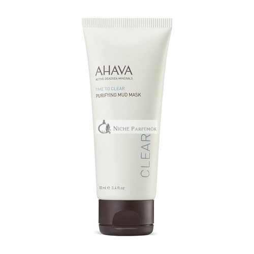 AHAVA Purifying Mud Mask Dead Sea Natural Face Exfoliator for Men and Women 100ml