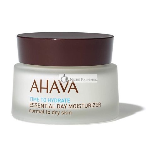 AHAVA Essential Day Moisturizer for Normal to Dry Skin Hydrating Cream with Dead Sea Minerals 50ml