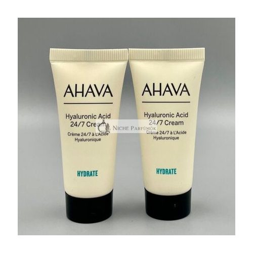 Ahava Hyaluronic Acid 24/7 Cream Hydrate Moisturizer 2x15ml