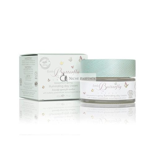 Little Butterfly London Organic-certified Blossoms in Spring Illuminating Day Cream for Sensitive Skin