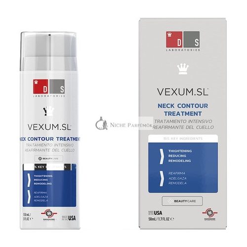 Vexum.SL Neck Firming Cream by DS Laboratories Double Chin Reducer Tightening and Lifting Neck Cream 50ml