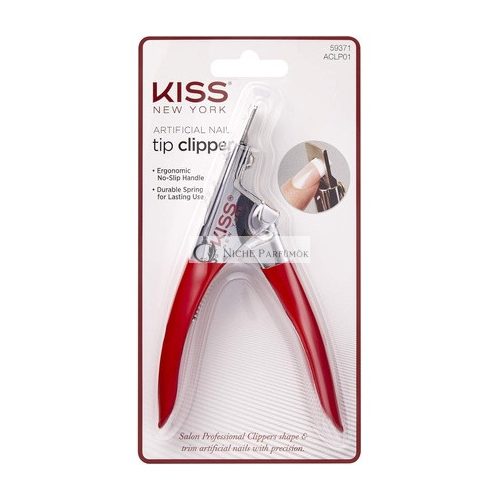 Professional Artificial Nail Tip Clipper with Ergonomic No-Slip Handle