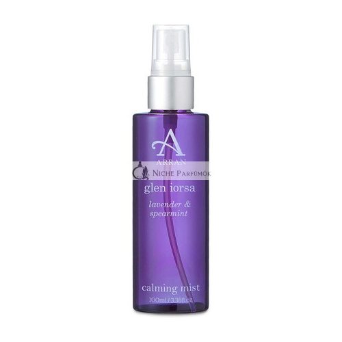 Arran Sense of Scotland Glen Iorsa Calming Deep Sleep Pillow Mist 100ml 3.38floz with Lavender Spearmint Sage Patchouli