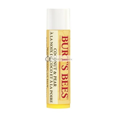 Burt's Bees 100% Natural Tinted Lip Balm Coconut and Pear with Beeswax and Fruit Extracts 4.25g