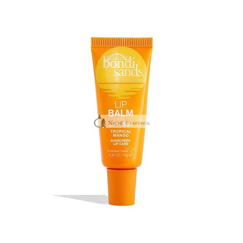 Bondi Sands Lip Balm SPF 50+ Tropical Mango Moisturizing Lip Care with SPF 50 for Comprehensive Sun Protection 10g