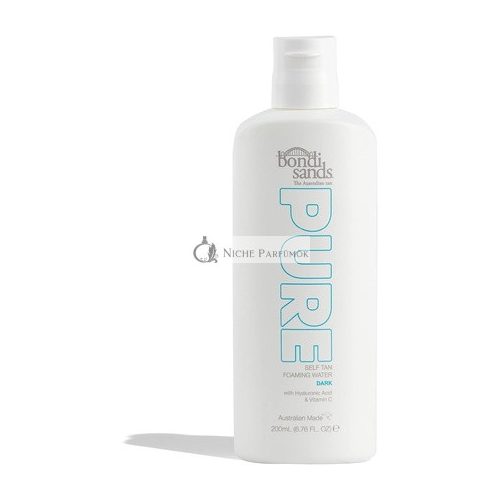 Bondi Sands PURE Dark Self-Tanning Foaming Water with Hyaluronic Acid and Vitamins C + E 200mL