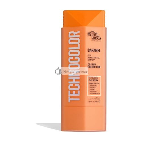 Bondi Sands Technocolor Caramel Self-Tanning Face Serum Easy Application Streak Free Fake Tan Enriched with Vitamin C & Chamomile 50ml