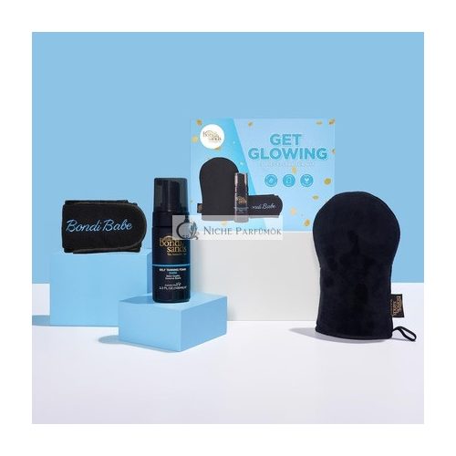 Bondi Sands Get Glowing 3 Piece Starter Kit Dark Self Tan Set Australian Made Vegan Cruelty Free