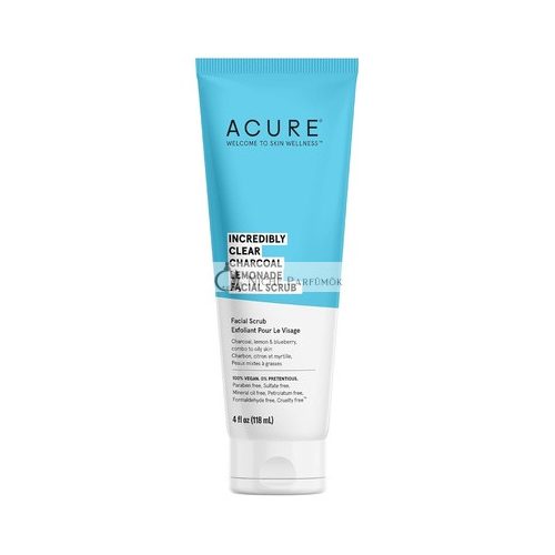 Acure Incredibly Clear Charcoal Lemonade Face Scrub 118ml