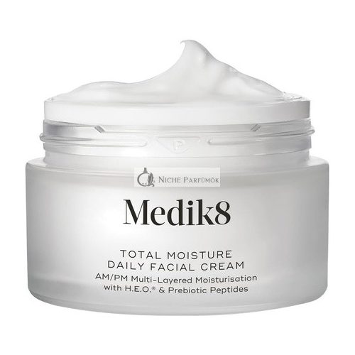 Medik8 Total Moisture Daily Facial Cream Hyaluronic Acid Moisturiser 50ml