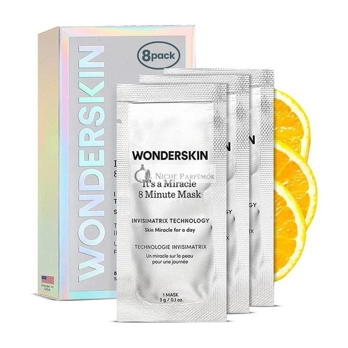 Wonderskin 8 Minute Hydrating Face Mask with Vitamin C and Niacinamide