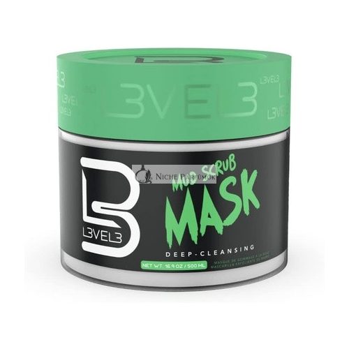 Level 3 Mud Facial Scrub Reduces Acne Gentle and Effective Exfoliation Reduces Clogged Pores