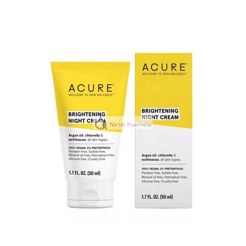 Acure Organics Night Cream with Argan Stem Cell 1.75 fl oz