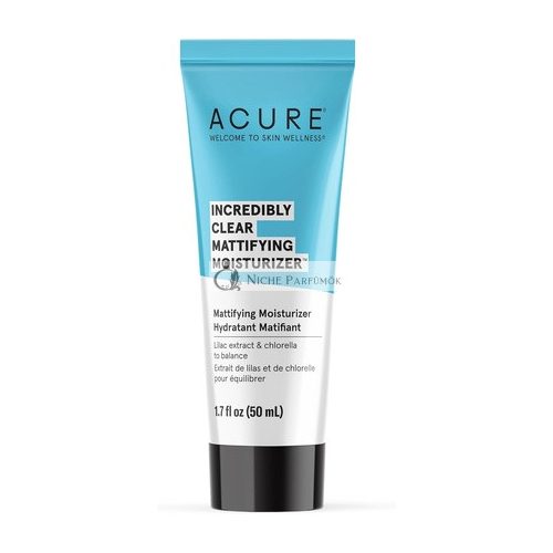 Acure Organics Oil Control Facial Moisturizer with Lilac Stem Cells and 1% Chlorella Growth Factor 1.75 fl oz