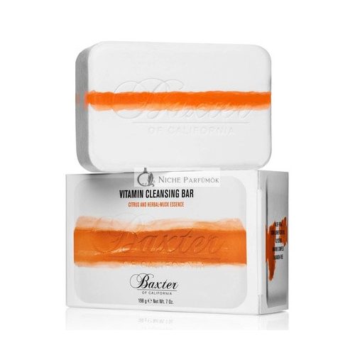 Baxter of California Vitamin Cleansing Bar for Men Citrus and Herbal Musk Essence 7 Oz