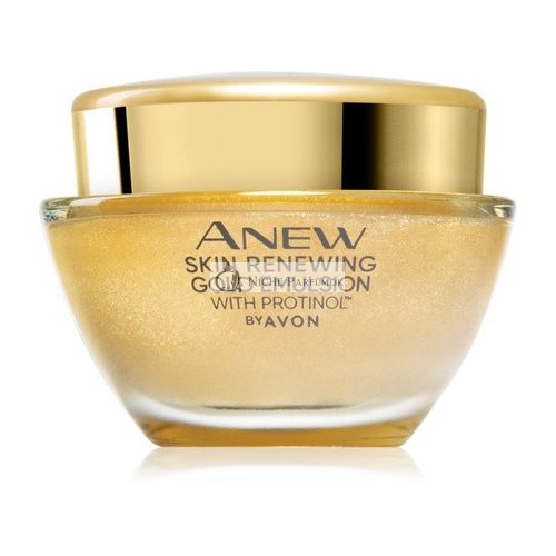 Avon Anew Skin Renewing Gold Emulsion Night Anti-Wrinkle Moisturizer - 50 ml