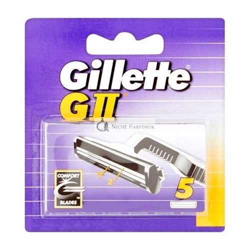 Gillette GII G2 Razor Blades X 5pcs