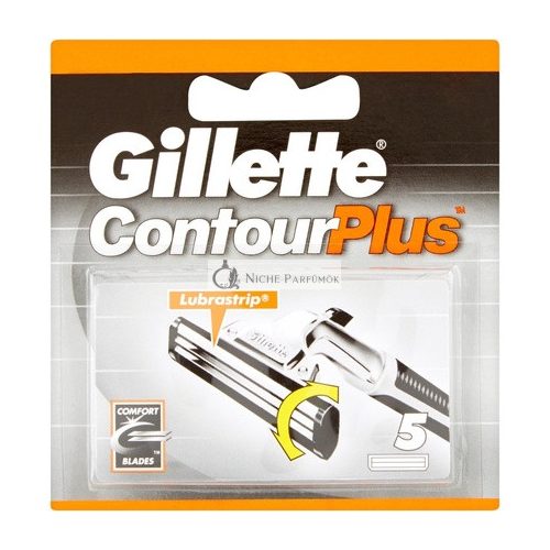 Gillette Contour Plus Razor Replacement Blades 5 Count