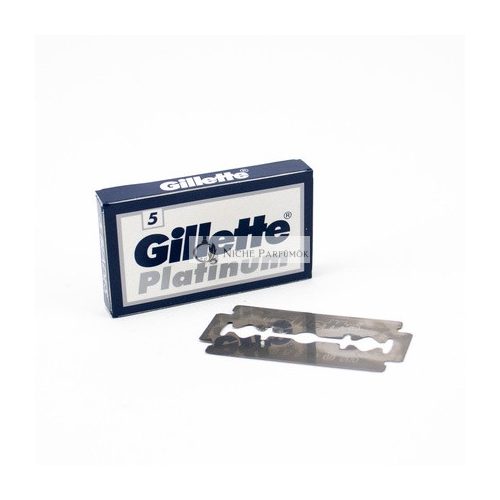 5 Gillette Platinum Double Edge Razor Blades (5 Count)