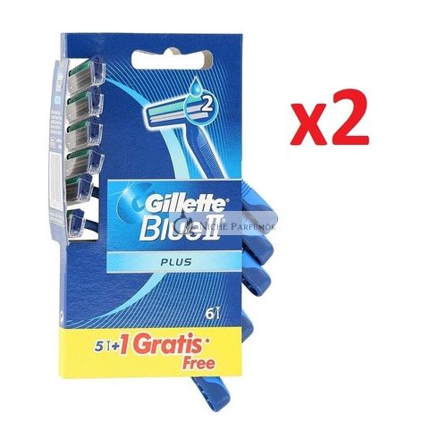 Gillette BlueII Plus Men's Disposable Razors 5+1