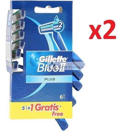 Gillette BlueII Plus Men's Disposable Razors 5+1