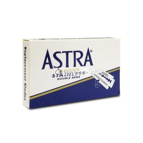 Astra Superior Stainless Steel Double Edge Razor blades 5pcs