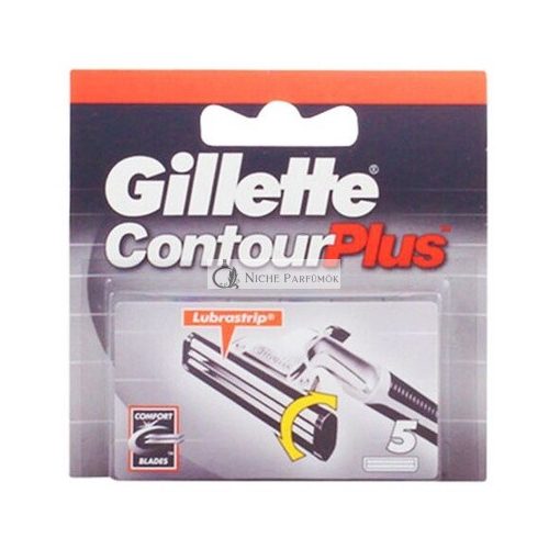 Gillette Contour Plus Replacement Razor Blades - Pack of 5