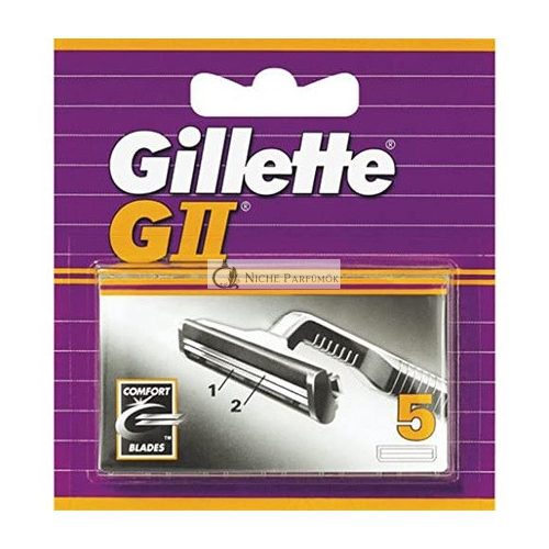 Gillette GII Plus Razor Blades Set of 5