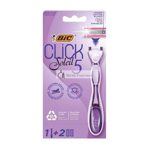 Bic System Women's Razor Click Soleil 1 Razor + 2 Blades