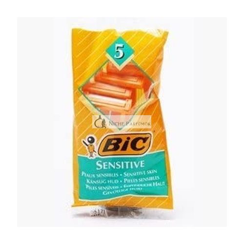 BIC Classic Disposable Razors for Sensitive Skin - Pack of 5