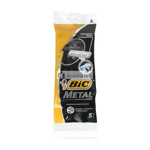 Bic Metal Men's Disposable Shaving Razors 5 Count