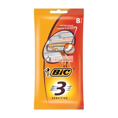 Bic 3 Sensitive Disposable Razors 8 pcs