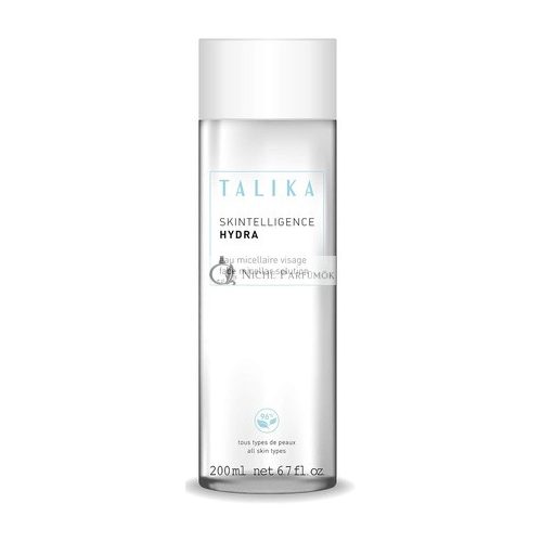 Talika Skintelligence Hydra Face Micellar Solution Moisturizing Micellar Cleansing Water for Face and Eyes - No Rinse Makeup Remover for All Skin Types 200ml